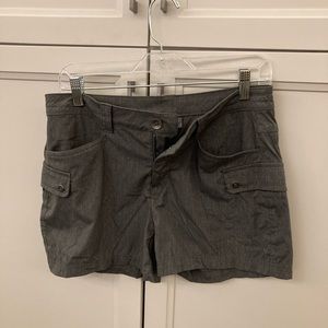 eddie bauer gray/charcoal women’s shorts